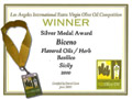 Biceno - Silver Medal Los Angeles International Extra Virgin Olive Oil competition